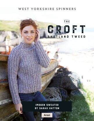 Imogen Sweater in West Yorkshire Spinners The Croft Shetland Tweed - DBP0062 - Downloadable PDF