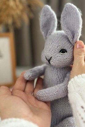 Bunny Knitting Pattern PDF – OlaKnittedBears