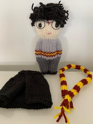 Harry potter hot sale knitted doll