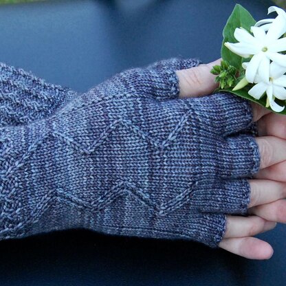 Struck By Lightning Fingerless Gloves