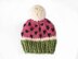 Watermelon Hat Toque Winter Chunky Pompom