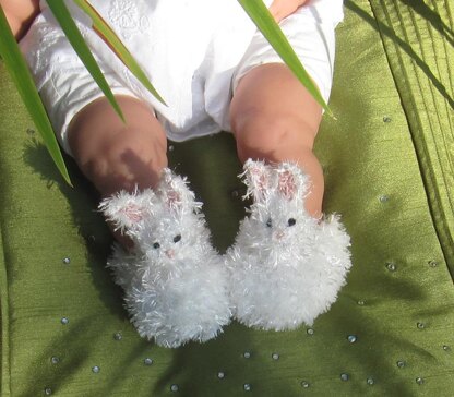 Baby Fluffy Bunny Boots