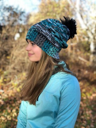 Spiral Herringbone Slouch