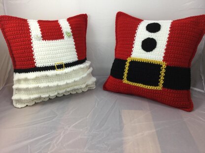 Mr and Mrs Claus Pillows