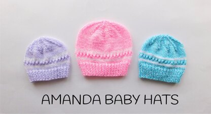 Amanda Baby Hats