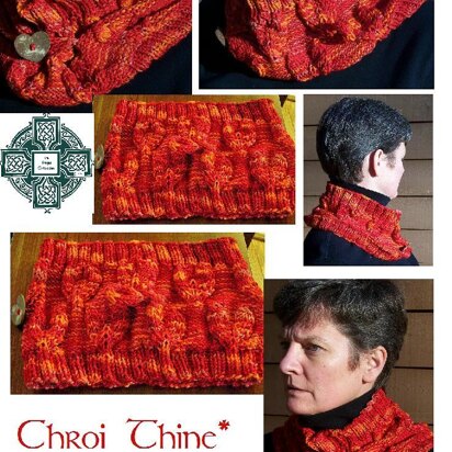 Chroi Thine (Irish = Hearts On Fire) cowl