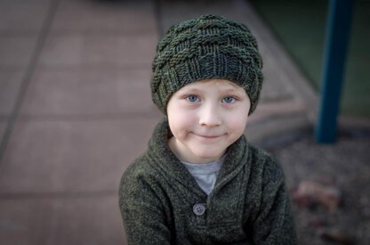 Classic Men's Basket Weave Beanie