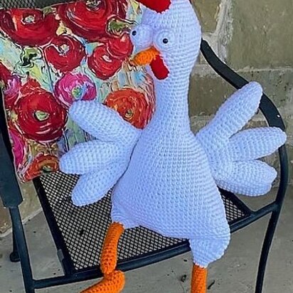 Bird Buddy Chicken Amigurumi