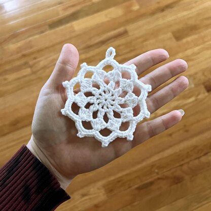 Ten Point Snowflake Ornament