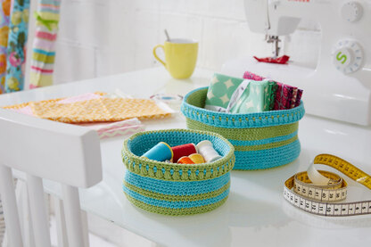 Baskets in Schachenmayr Journey - S8958 - Downloadable PDF