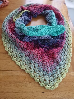 Fragrant Shawl Crochet pattern by Carmen Heffernan | LoveCrafts