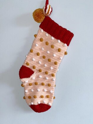 Lotsa-dots Christmas Stocking