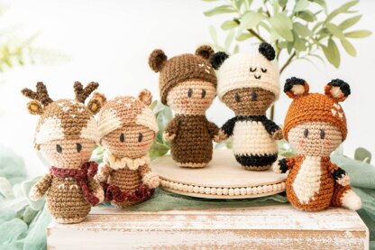 Cute Amigurumi Bear Crochet Doll