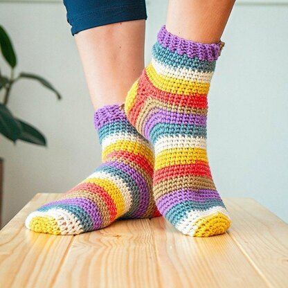 Beginner Felici Crochet Socks