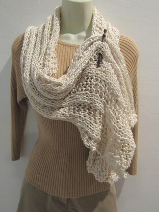 Pearl Frost Scarf