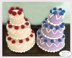 3 TIER CAKE 2 in 1 Crochet Pattern (Strawberry & Blueberry options included)