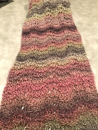 Ridged Feather Scarf