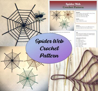 Spider Web Crochet Pattern