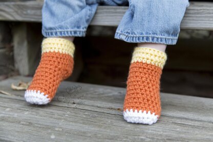 Candy Corn Socks Baby Sizes