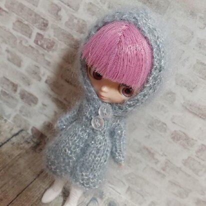 Petite Blythe hooded coat