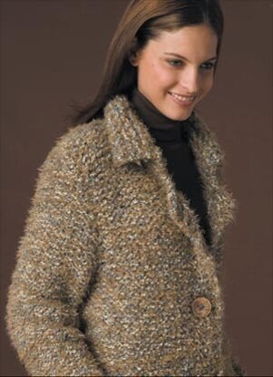 Metro Jacket in Lion Brand Homespun - 50844AD