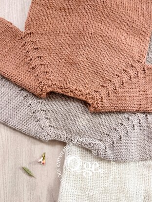 Dimples Top Down Cardigan - P291