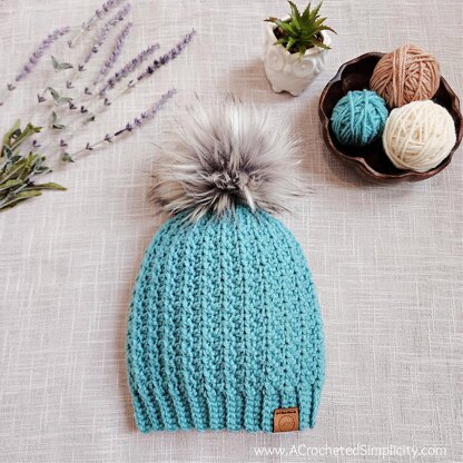 Short Row Crochet Beanie & Slouch