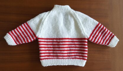 Jasper - babies 4ply raglan cardigan