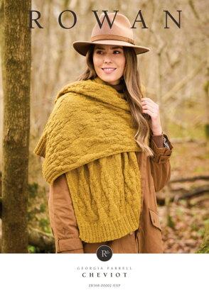 Cheviot Scarf in Rowan Moordale - Downloadable PDF