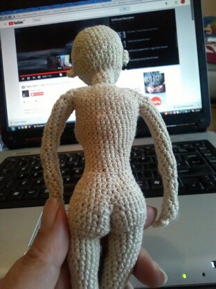 Basic doll body crochet 8-10 inches