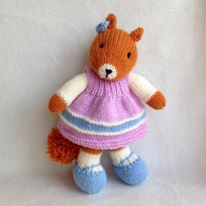 Heather and Bracken - squirrel dolls