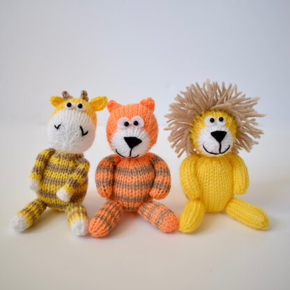 Lion, Tiger and Giraffe