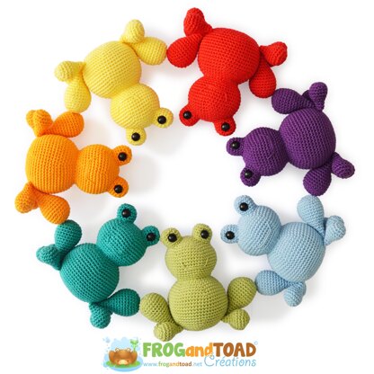 Frog Amphibian Amigurumi Crochet Toad - FROGandTOAD Créations