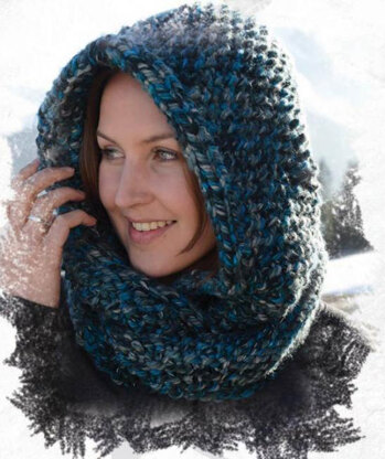 Mount Hood Infinity Scarf in Schachenmayr Lumio Color - Downloadable PDF