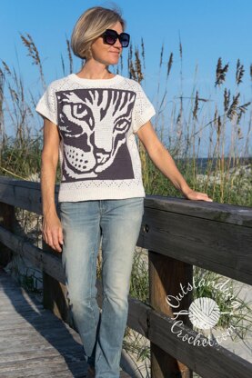 Catitude Mosaic Sweater