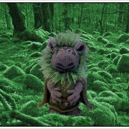 Rocky Hollow Troll - knitting pattern