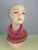 Angel Print Mohair Turtle Neck Rib Cowl