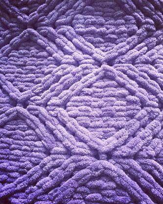 3-D Squares Geometric Blanket