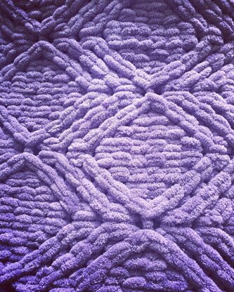 3-D Squares Geometric Blanket