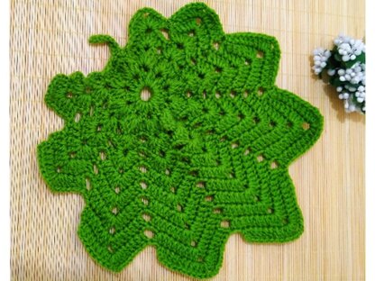 Green Leaf Coaster