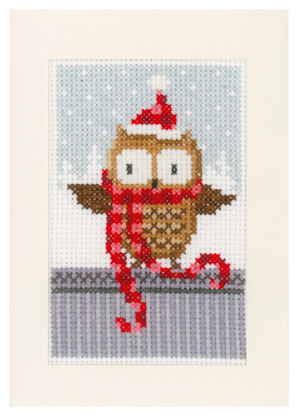 Vervaco Christmas Buddies (Greetings Cards) Pack of 3 Cross Stitch Kit - 10cm x 15cm