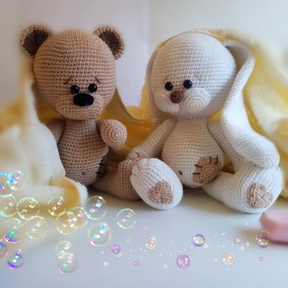 Teddy bear and Bunny