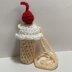 Crochet Ice Cream Holder/Pouch/Bag/Necklace for Lighter/Chapstick