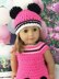 18" Doll Pink Panda Outfit