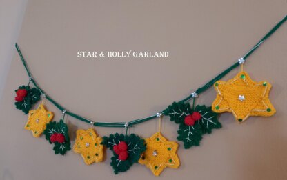 Star and Holly Garland