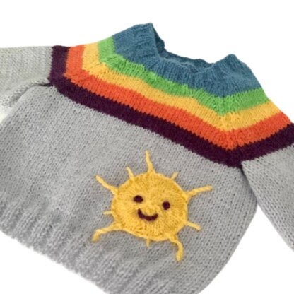 Rainbow cheap baby jumper