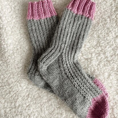 Slip Stitch Socks