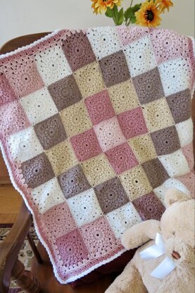 Wrapped in Sunbursts Baby Blanket