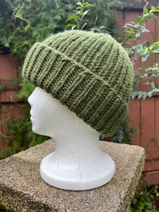 Mossy Ribbed Hat
