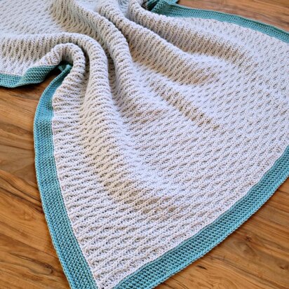 Triple Textures Afghan